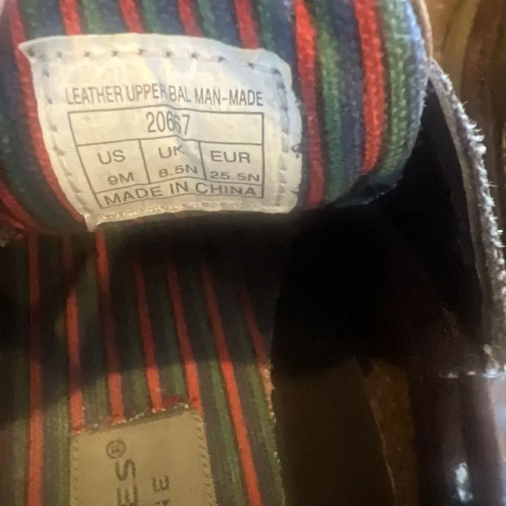 Hush Puppies Toddler 9 M Newport Brown Leather Boat Shoes Y2K Excellent